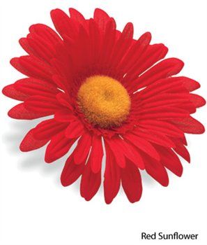 Electra Bicycle Handlebar Flower Red Sunflower