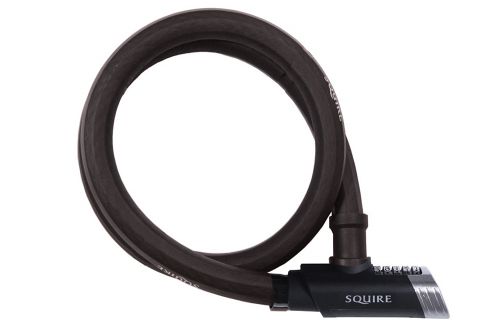 SQUIRE LOCKS MAKO PLUS 181800 CABLE COMBI 2014 1800mm x 18mm Black