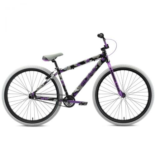 SE Bikes Big Flyer 2022 - Unisex Stunt Wheelie BMX Bike - Purple Camo - 29" Wheel