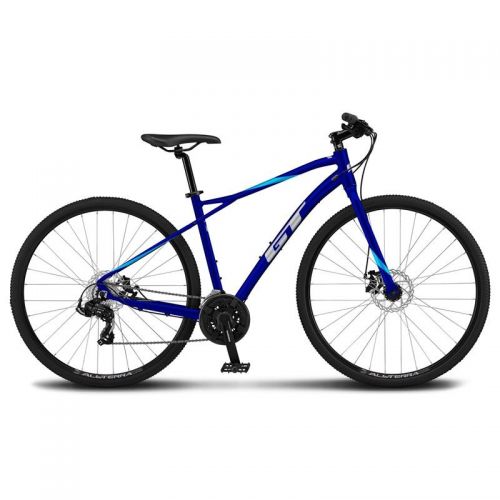 GT Transeo Sport 2022 Aluminium Hybrid Bike Blue