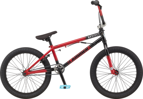 GT Slammer 2022 - BMX Freestyle Wheelie Stunt Bike - Red and Black - 20" Wheel