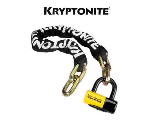 Kryptonite New York Fahgettaboudit Bike Chain and NY disc lock 100 cm