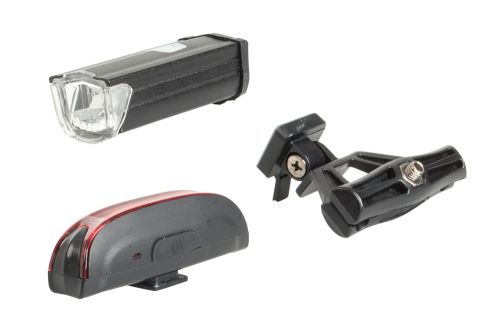Raleigh LAA350 - RX10 Front and Rear LED USB Rechargeable Bicycle Light Set