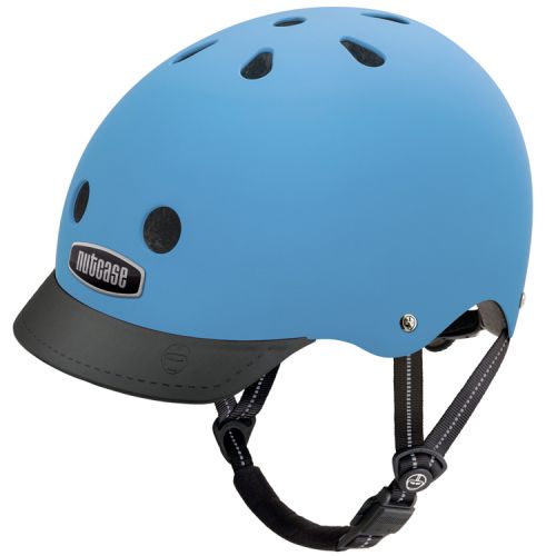 Nutcase Super Solid 3rd Gen Bay Blue Cycle Helmet