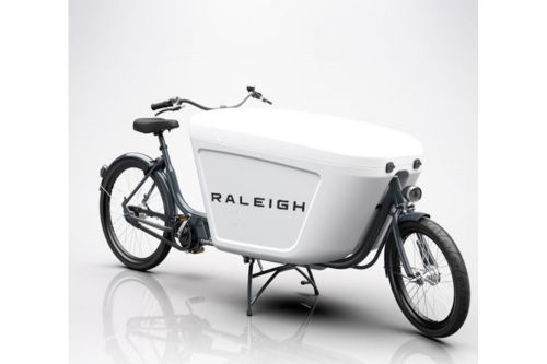 Raleigh RAL PRO Electric Cargo Bike - Mid Motor - White