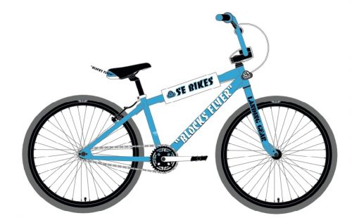 SE Bikes Blocks Flyer 26 Inch 2020 BMX Bike Blue