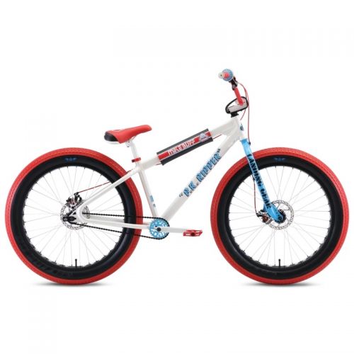 SE Bikes Mike Buff Fat Ripper 26 Inch 2020 BMX Bike Red/White/Blue