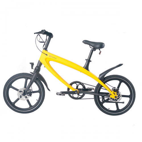 Cruzaa Solarbeam Yellow E-Bike 240W with Built-in Speakers & Bluetooth